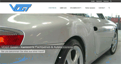 Desktop Screenshot of kfz-vogt.de